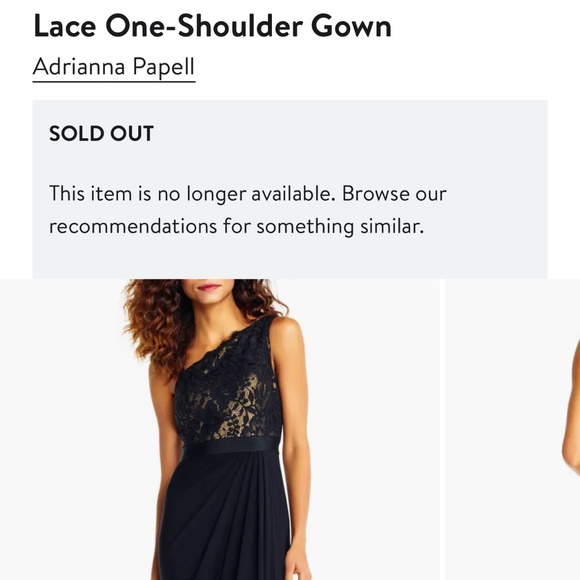 NWT New Adrianna Papell evening gown - Picture 5 of 8